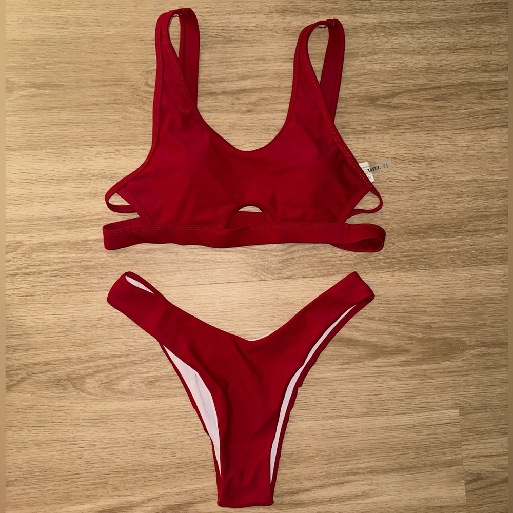 Red bikini